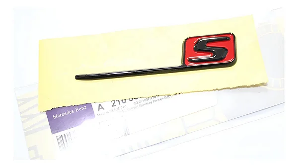 Emblema Mercedes S A45s A43s C45s C43s Cla45s Original S Vermelho