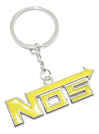 Chaveiro Nitro Nos Amarelo Metal Tuning