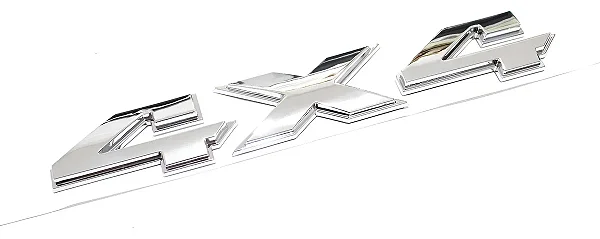 Emblema 4x4 Dodge Ram Jeep Cromado 13,5 X 2cm Original