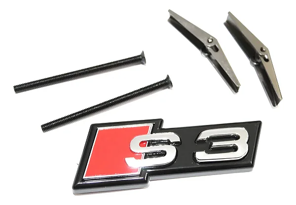 Emblema Da Grade Audi S3 A3 Sportback Sedan Cromado