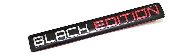 Emblema Black Edition Preto Volkswagen Bmw Fiat Jeep Audi