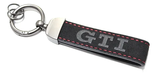 Chaveiro Camurça Volkswagen Gti Golf Polo Preto