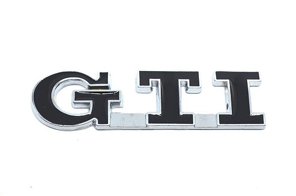 Emblema Volkswagen Gti Gol Golf Preto