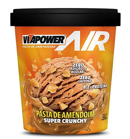 Pasta de Amendoim Air Morango Trufado (600g) - Vitapower