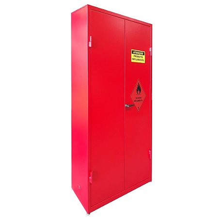ARMÁRIO CORTA FOGO STANDART - VERMELHO 200X100X45
