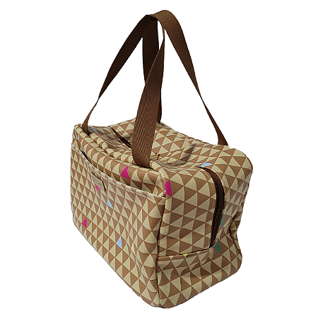 Mala Suzy Triângulo Amarelo Manteiga Média