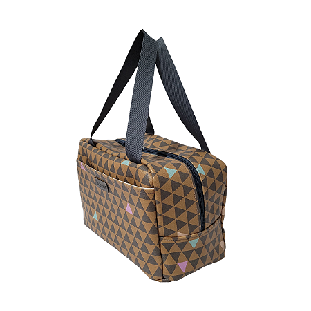 Mala Suzy Triângulo Marrom Caramelo Pequena