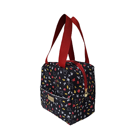 Bolsa Térmica Desenho Mickey Alça Vermelha