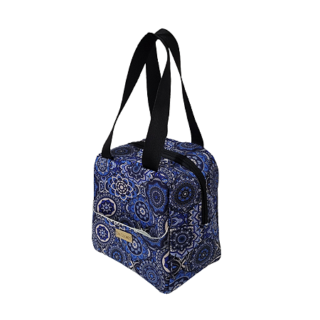 Bolsa Térmica Mandala Azul e Preta