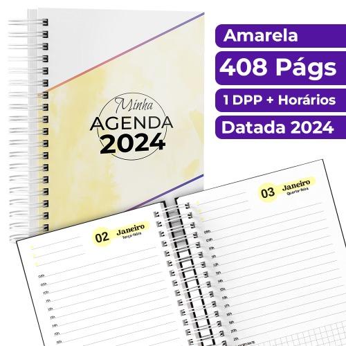 Agenda 2024 personalizada | 408 págs