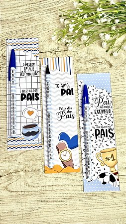 Cartela com Caneta Personalizada