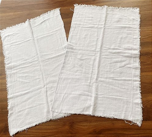 Kit 2 Sacos alvejados Eco Plus branco 46cmx83cm