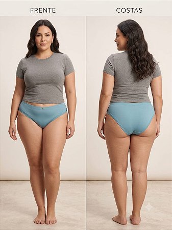 Calcinha Plus Size Lisa Grande - 48,50,52