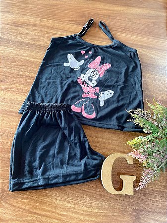 Baby Doll Croped - Virginia P,M,G,GG e único infantil (5 a 10 anos )