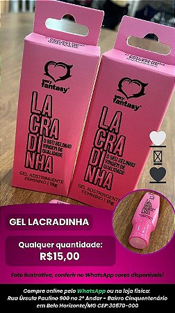 Gel Lacradinha - Acessorios Sex Shop