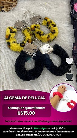 Algema Pelúcia - Acessorios Sex Shop