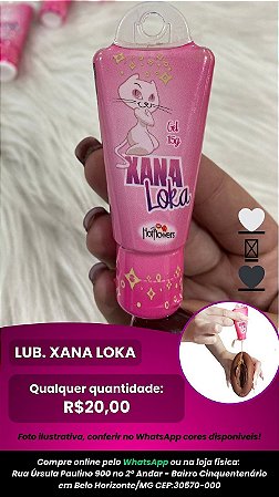Lubrificante Xana Louca - Acessorios Sex Shop