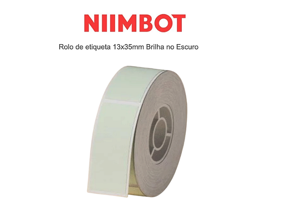 Rolo de etiquetas Brilha no Escuro 13x35mm (90un)