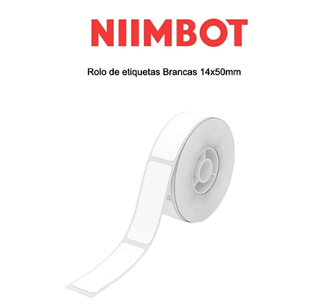 Rolo de Etiqueta Branca 14x50mm (125un) N1/B18