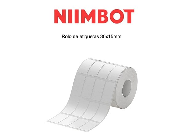 Rolo Etiqueta Niimbot 15x30mm (3860un) K2/K3/K4