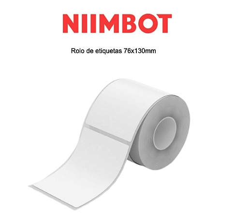 Rolo Etiqueta Niimbot 76x130mm (240un) K2/K3/K4