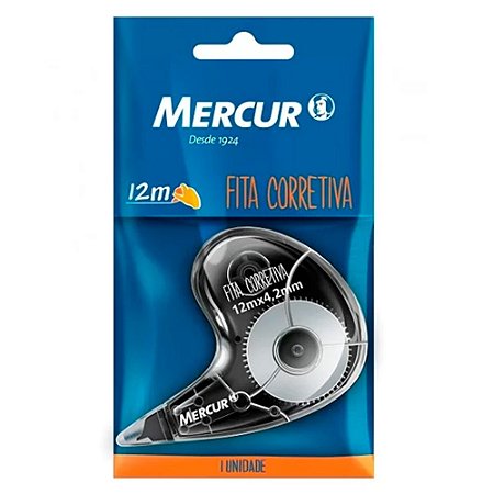 Fita Corretiva 4,2x12m c tampa proteção Mercur