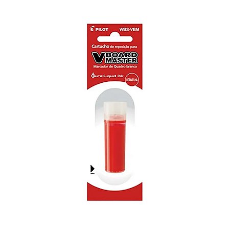 Refil P/Marcador Quadro Branco V BOARD MASTER - 5,5ML - Vermelho- Un- Pilot