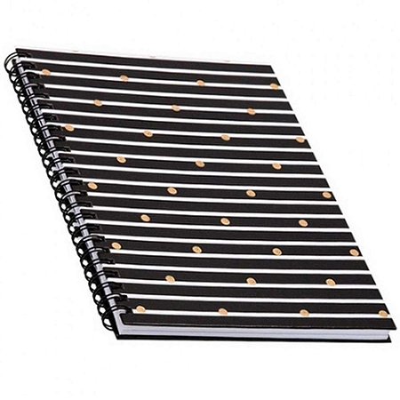 Caderno Capa Dura Black c 80 Fls Brw