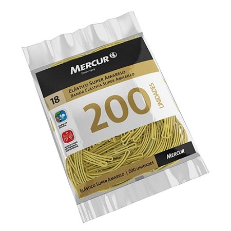Elastico Super Amarelo N18 c 200 unidades