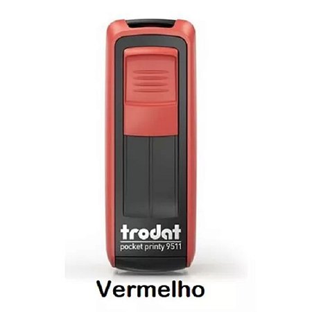 Carimbo de Bolso Personalizado Mod 9511 - Cores Variadas