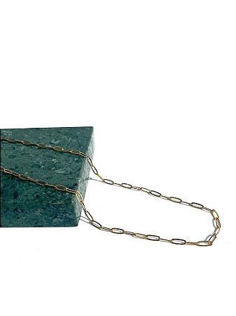 COLAR CARTIER ELOS PEQUENOS FOLHEADO A OURO 18K.