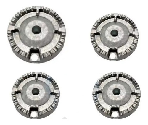 Kit Queimador Difusor Boca Cooktop Fogão Fischer 4 B