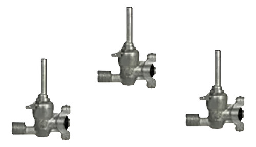 Kit 3 Registro Ramal De Rosca R/sm Fischer Cooktop (1 Tc)