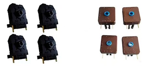 Interruptor Fogão Cooktop Fischer |todos Os Modelos |4 Peças