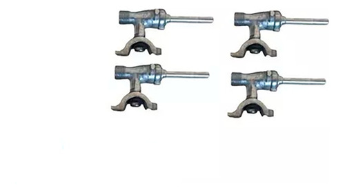 4 Registro Ramal Rosca Tc Fogão De Piso Fischer Horizontal