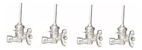 Kit 4 Registro Ramal De Encaixe R/sm Fischer Cooktop