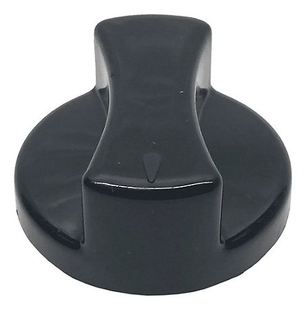 KIT 5 MANIPULADOR FOGÃO POLIAMIDA PRETO DOMINÓ - FOG. 5Q BISOTÊ