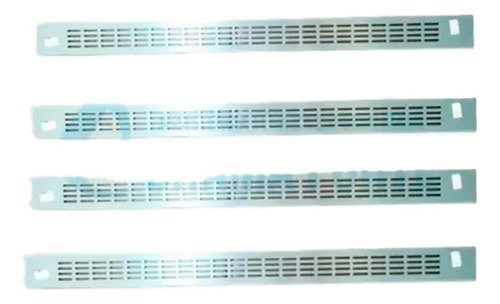 Grade Ventilação Forno De Embutir | 4 Peças | Inox Escovado