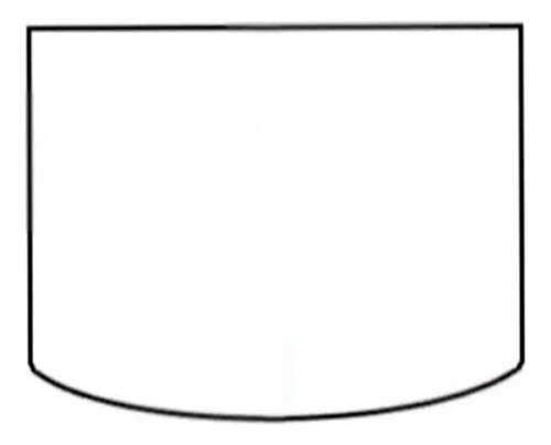 Tampa De Vidro Curvada Fogão Brastemp 73,3x56,5cm