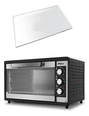 Vidro Temperado 430x250 Para Forno Eletrico Philco 46l