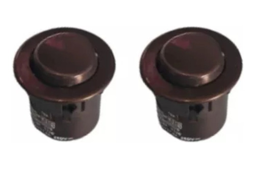 Kit De 2 Interruptores Dupla Função Vidro