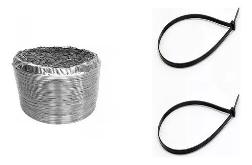 Duto Flexível 1mt Pra Coifa 120 Mm (12 Cm) +