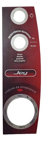 Painel Adesivo Do Forno Layr Joy Easy Clean Branco E Preto