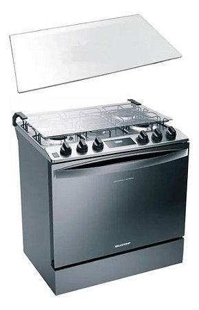 725x445 TAMPA DE VIDRO COMPATIVEL C/FOGÃO BRASTEMP BYS5PCRUNA