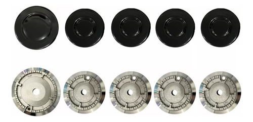 Kit Queimador + Espalha Chama Fogão Cooktop Fischer 1642