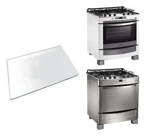 645X440 Brastemp Bf77 Bf78 By77 By78 Vidro 4mm Interno Forno Do Fogão