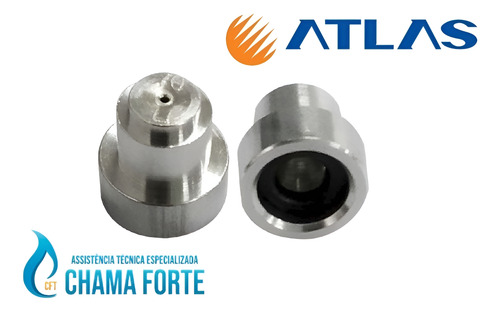 Injetor Atlas Alumínio Furo De 0,70