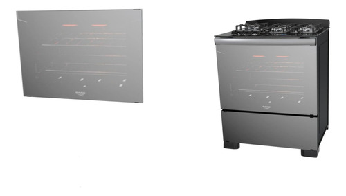 VIDRO EXTERNO FORNO 5Q DIPLOMATA STYLE