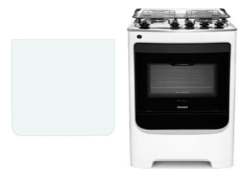 490x460 56stb 56dtb 56tbe Electrolux  Vidro Do Fogão 4 Bocas  490x455