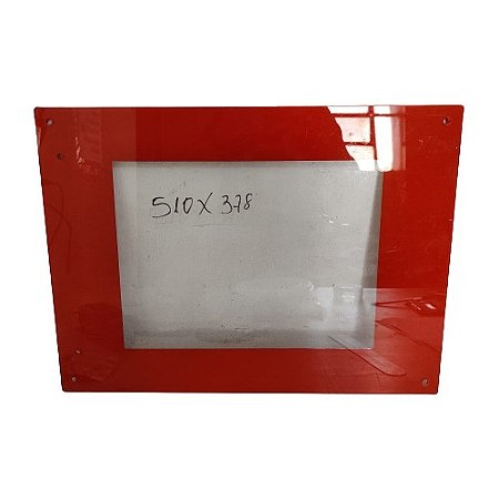 510x378x4 Vidro Vermelho Forno Progas Prp-004 G2
